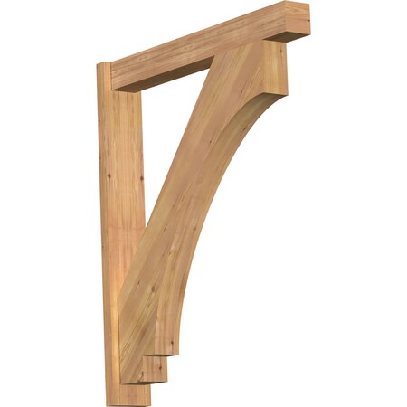 Ekena Millwork Imperial Block Smooth Outlooker, Western Red Cedar, 5 1/2"W x 36"D x 42"H OUT06X36X42IMP05SWR